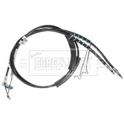 Borg & Beck Handbrake Cable Left Rear BKB3309