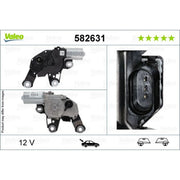 Valeo Front/Rear Wiper Motor Rear 582631