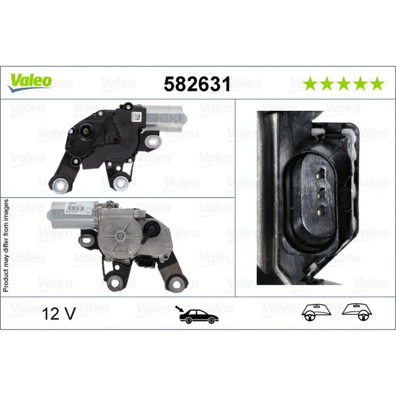 Valeo Front/Rear Wiper Motor Rear 582631