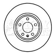 Key Parts 2 x Vented Front Brake Discs KBD5819S