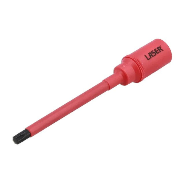 Laser Tools Insulated Extra Long Slim Series Star Bit Socket 3/8"D T40 - PL