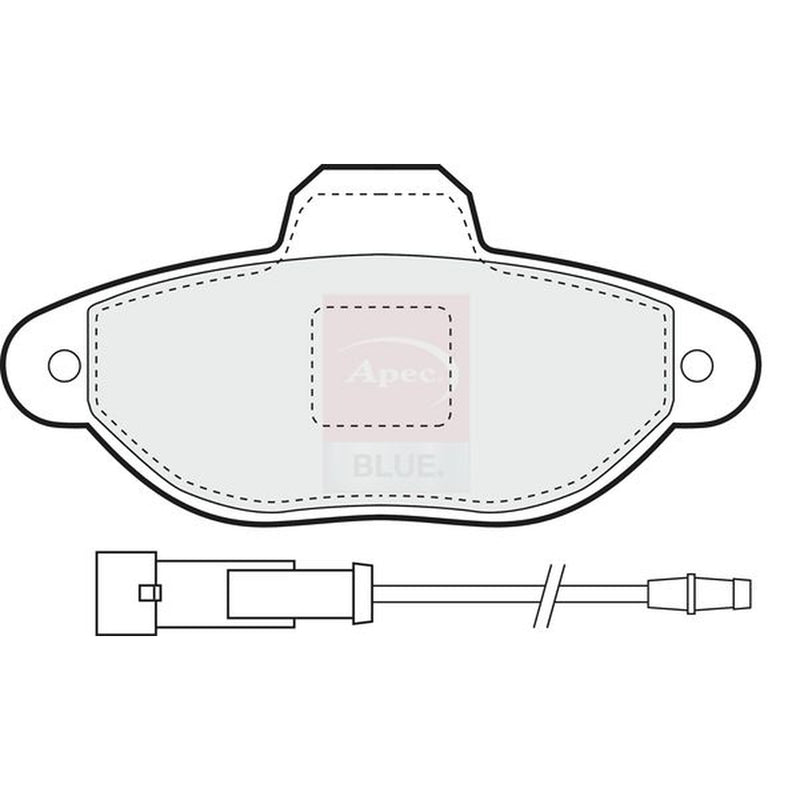 Apec Front Brake Pad Set PD3020