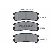 Textar Rear Brake Pad Set 2170602