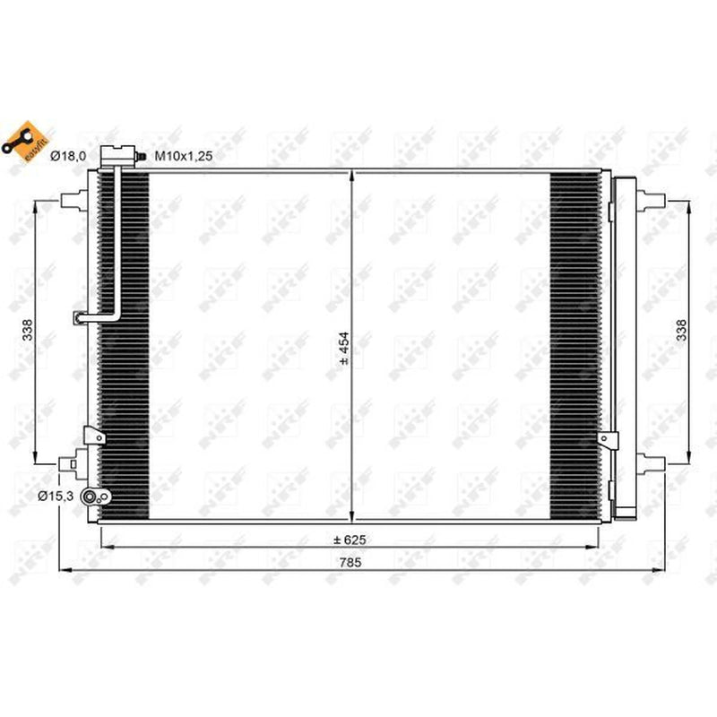NRF Air Conditioning Condenser 350059