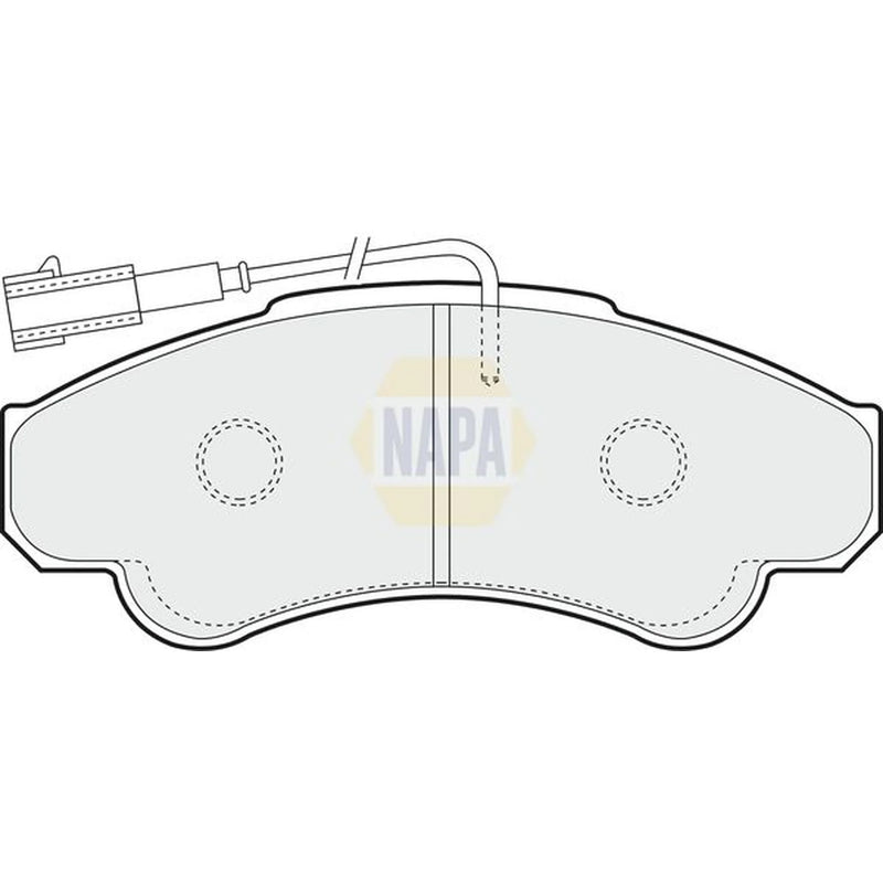 NAPA Front Brake Pad Set NBP1317