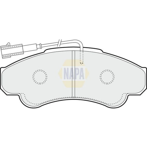 NAPA Front Brake Pad Set NBP1317