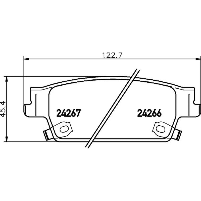 Mintex Rear Brake Pad Set MDB2378
