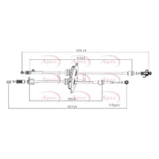 Apec Manual Transmission Cable Pull CAB7022