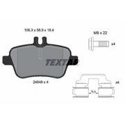 Textar Rear Brake Pad Set 2484801