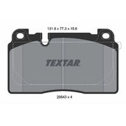 Textar Front Brake Pad Set 2564302