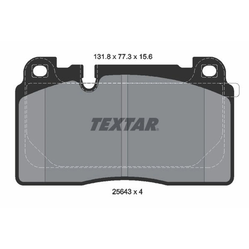 Textar Front Brake Pad Set 2564302