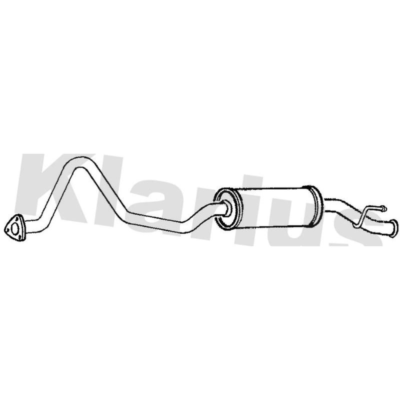 Klarius Box With Tail Pipe Rear LR182E