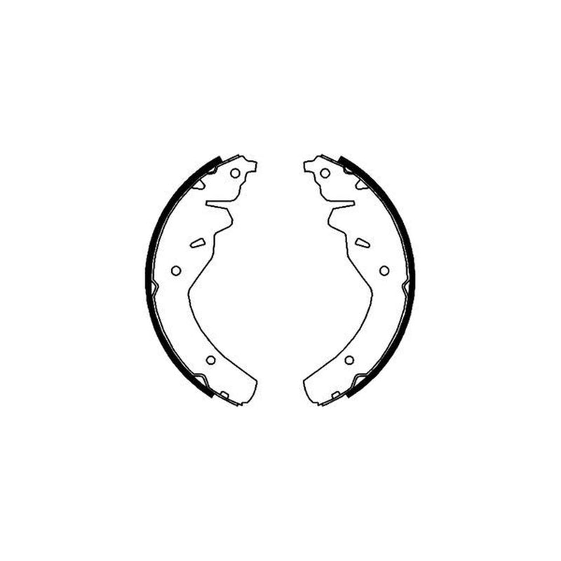 Textar Brake Shoe Set Axle Kit 91055900