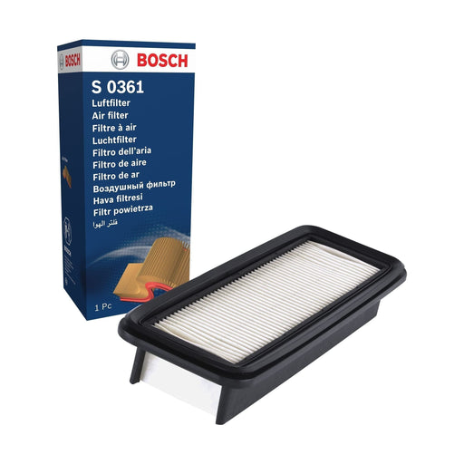 Bosch Car Air Filter S0361 Fits Nissan Note Dig-S Supercharged - 1.2 - 13- F0264 Bosch  - Town Parts