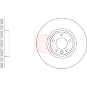 Apec 2 x Vented Front Brake Discs DSK3492