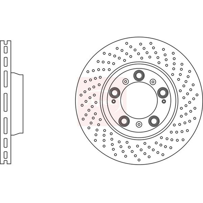 Apec 2 x / Rear Brake Discs DSK3110