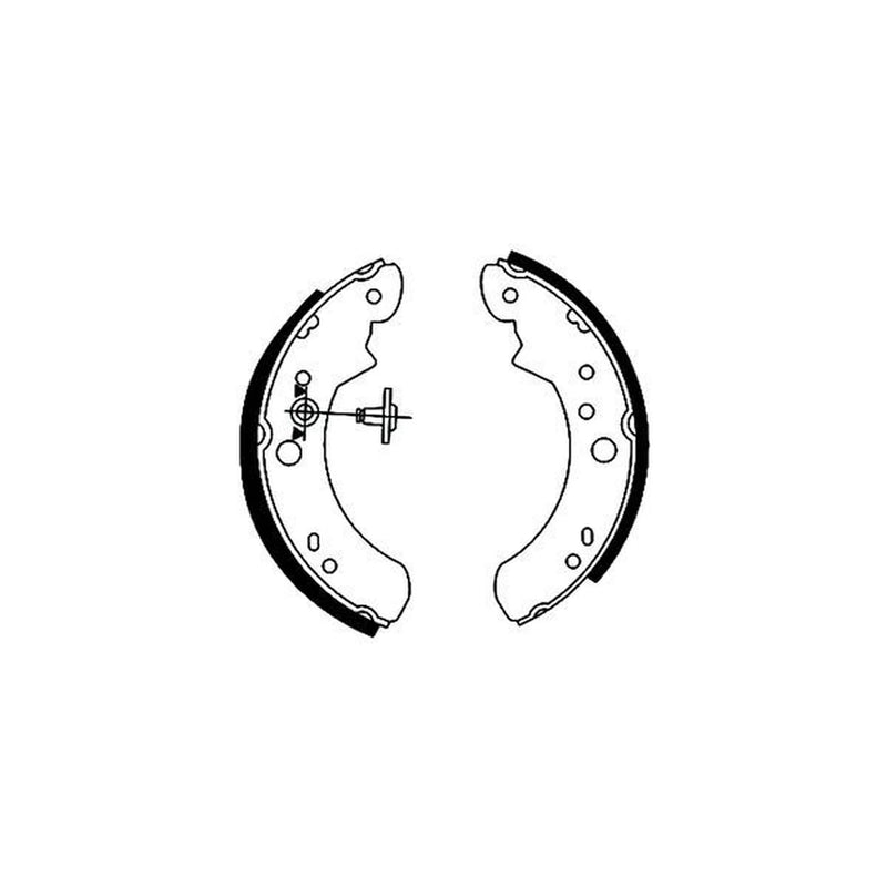 Mintex Brake Shoe Set Axle Kit MLR64