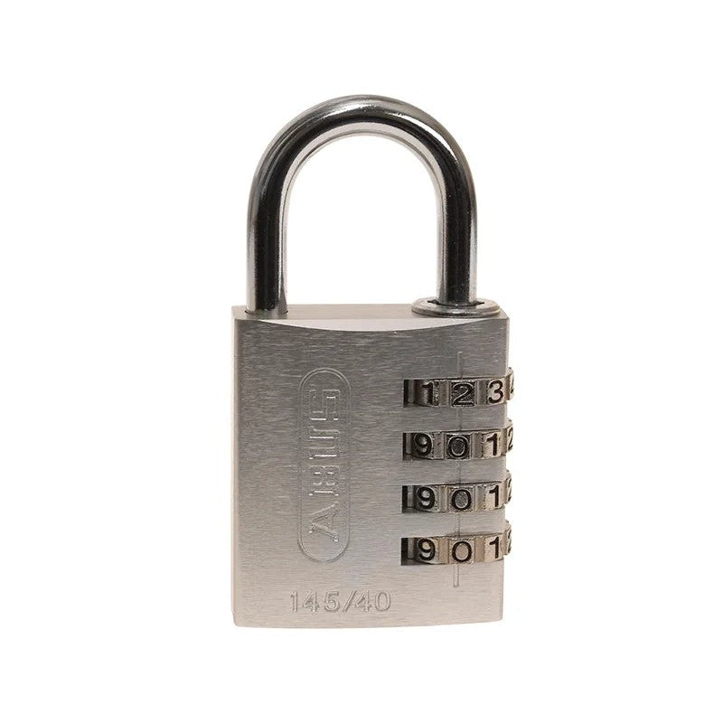 ABUS Mechanical 145/40 40mm Aluminium Combination Padlock Silver 49543