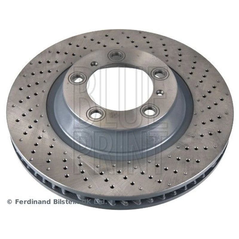 Blue Print 2 x Perforated/Vented Front Brake Discs ADBP430056
