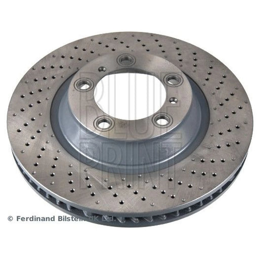 Blue Print 2 x Perforated/Vented Front Brake Discs ADBP430056