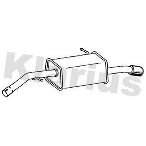 Klarius Box With Tail Pipe Rear CN733M