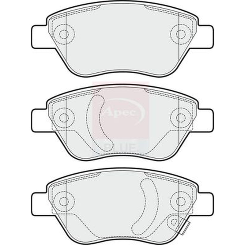 Apec Front Brake Pad Set PD3064