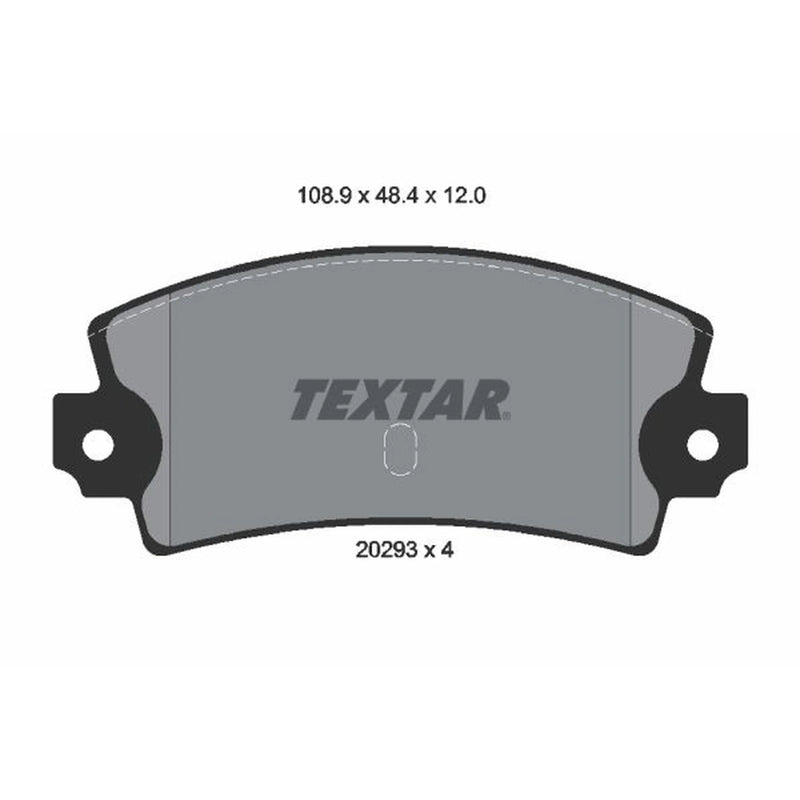 Textar Rear Brake Pad Set 2029301