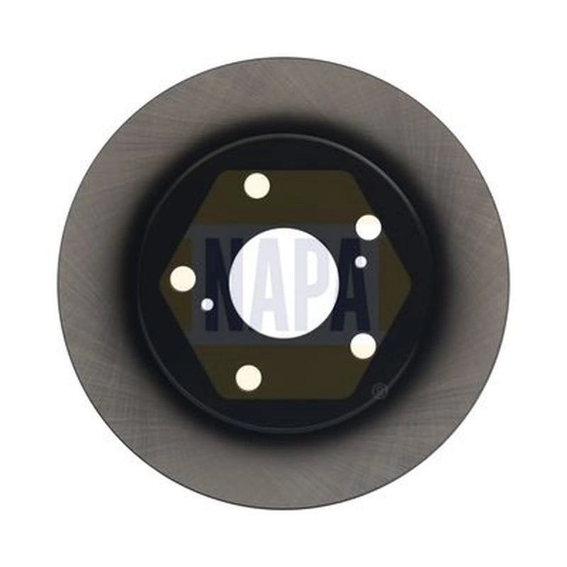 NAPA 2 x Solid Rear Brake Discs NBD5093