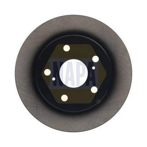 NAPA 2 x Solid Rear Brake Discs NBD5093