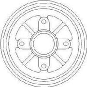 Abtex Brake Drum Assembly Rear BDM948