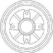 Abtex Brake Drum Assembly Rear BDM948
