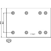 Textar Textar Cv Brake Lining Set 1742001 1742001