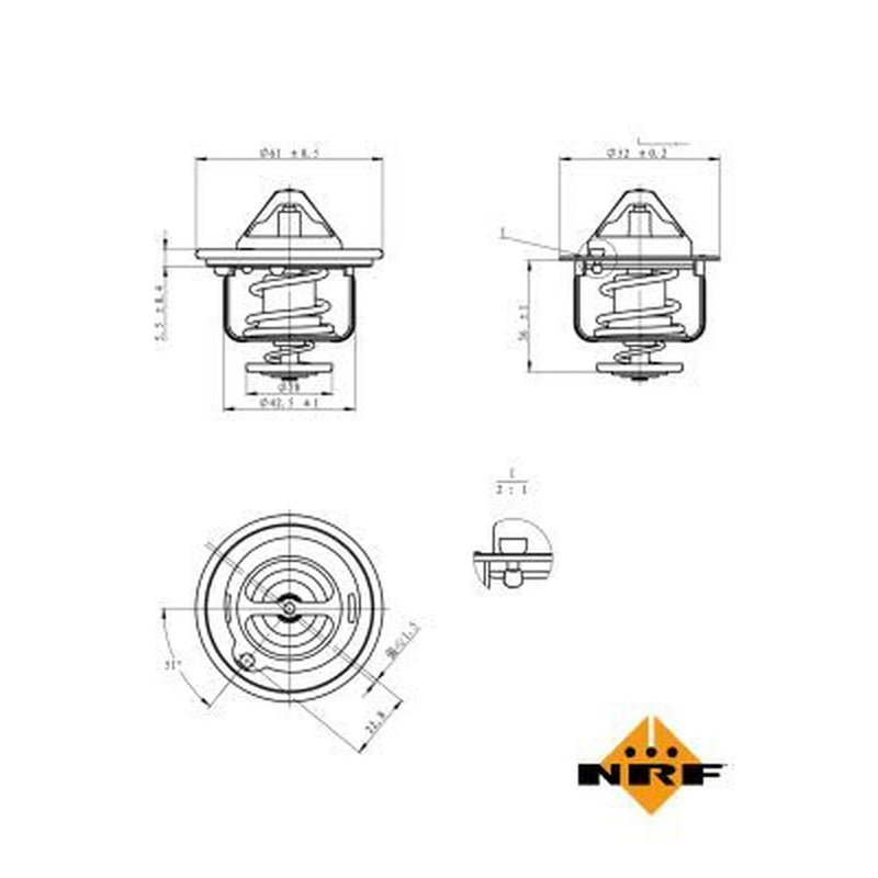 NRF Thermostat,Coolant 725143