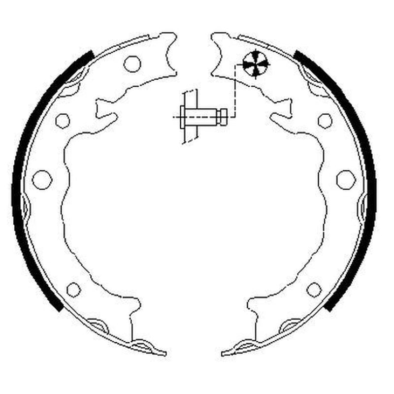 Mintex Parking Brake Shoe Set MFR723