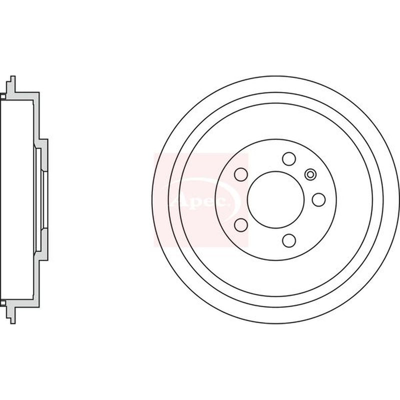 Apec Brake Drum Assembly Rear DRM9169