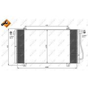 NRF Air Conditioning Condenser Front 350030