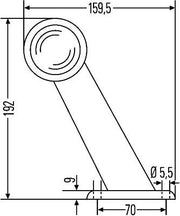 Hella 2XS 955 232-017 Clearance Light