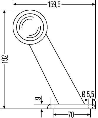 Hella 2XS 955 232-017 Clearance Light