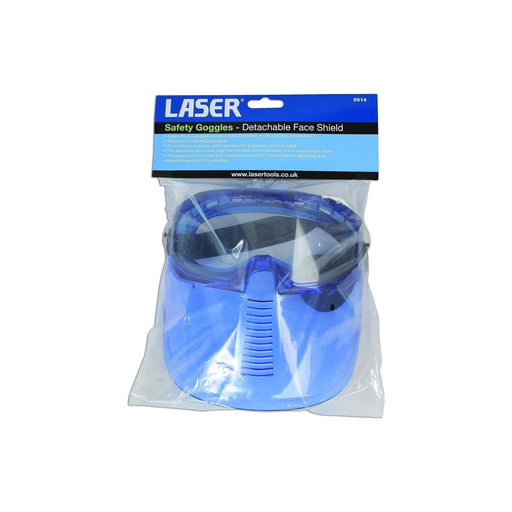 Laser Safety Goggles - Detachable Face Shield 6514 Laser  - Town Parts