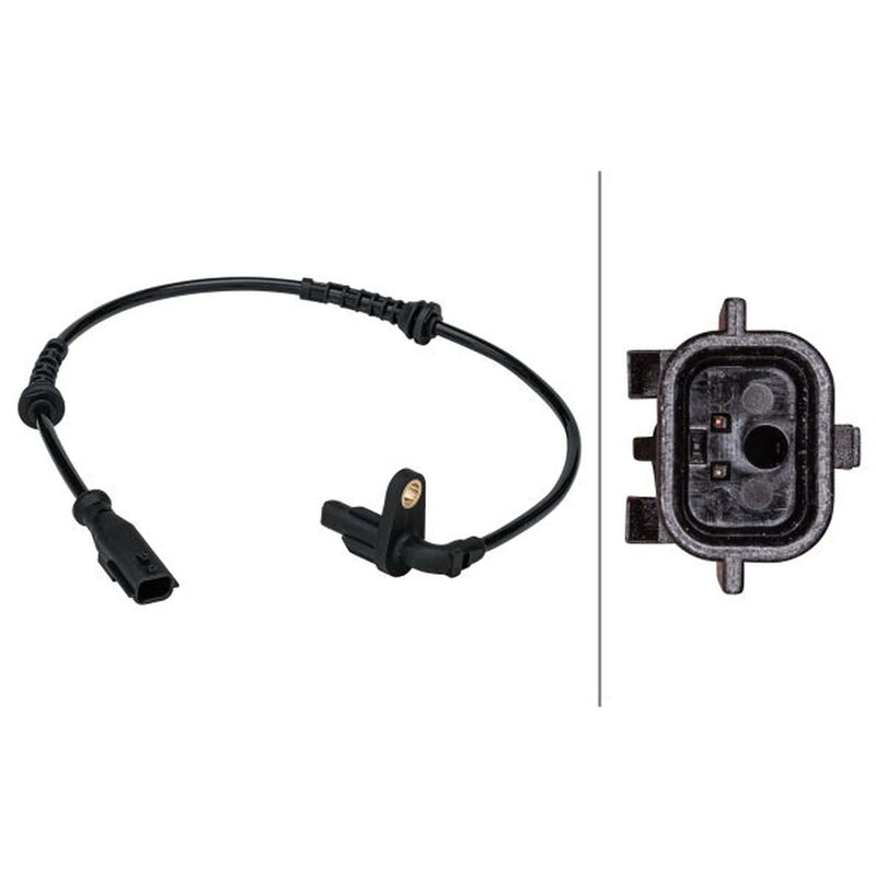 Hella ABS Wheel Speed Sensor Rear 6PU 012 679-331