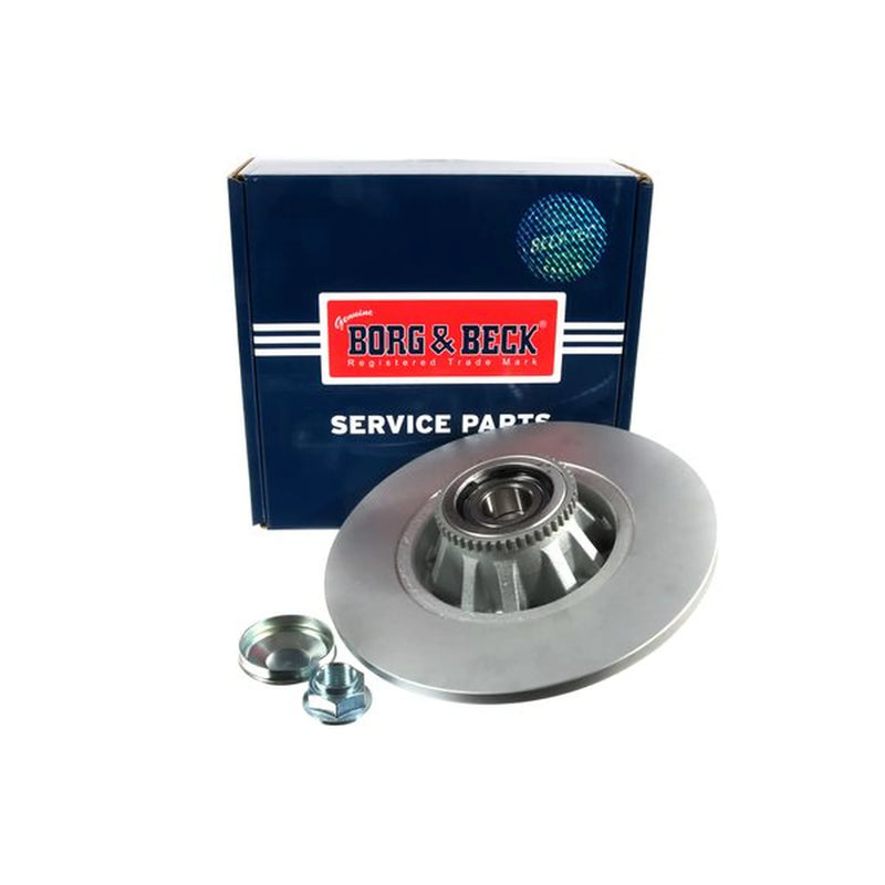Borg & Beck 2 x Solid Rear Brake Discs BBD5772S