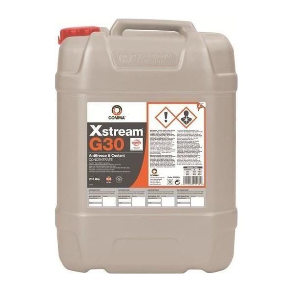 Comma Xstream G30 Antifreeze & Coolant - Concentrated - 20 Litre Comma  - Town Parts