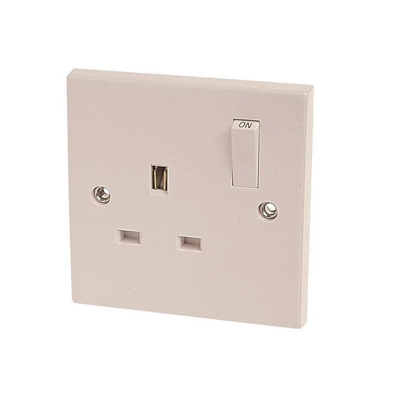 Dencon 1 Gang Switch Socket 13 Amp 4406NB - 4406NB