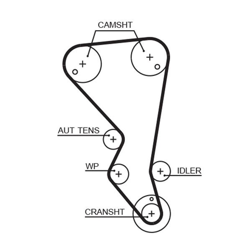 Gates Timing Belt Cambelt 137 Teeth 5599XS