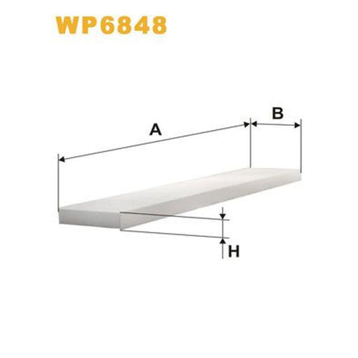 WIX Cabin Air Filter (Pollen Filter) WP6848