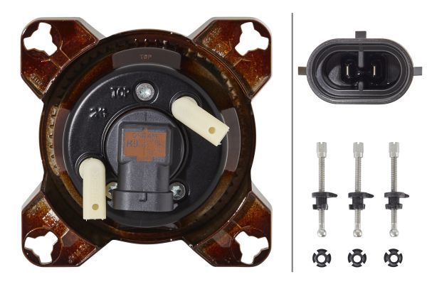 Hella Insert, high beam headlight Right 1K0 008 191-051 0002942701