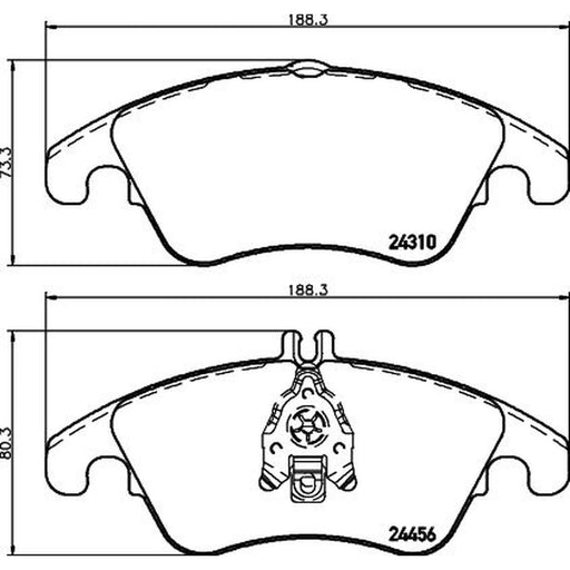 Mintex Front Brake Pad Set MDB2831