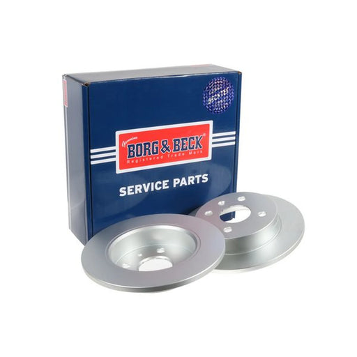 Borg & Beck 2 x Rear Brake Discs BBD4113