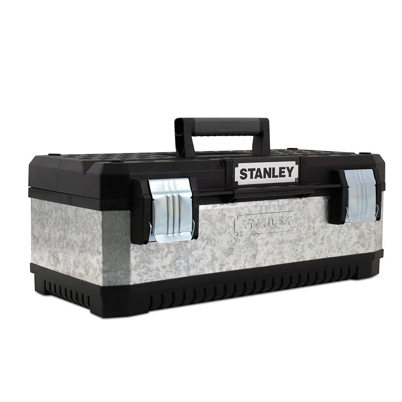 STANLEY® Hand Tools Galvanised Metal Toolbox 50cm (20in) - 1-95-618