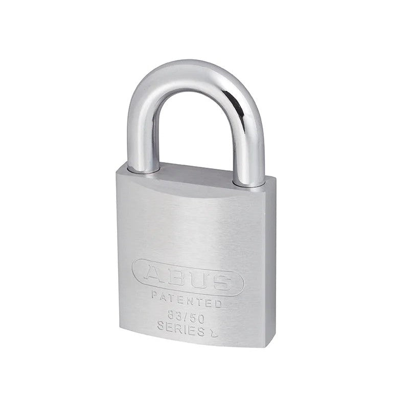 ABUS Mechanical 83/50mm Chrome Plated Brass Padlock - 10052461-01